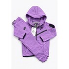 Nike Tech Fleece Kids Tracksuit Set Purple Hoodie And Joggers Full Zip  10y 