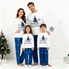 Christmas Family Matching Pajamas Sets Christmas Pj s Letter Print Top And Pl   