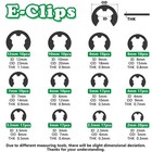 330pcs Snap Rings Assortment Kit  E Clips Assortment Kit  2mm-12mm  And C Clips