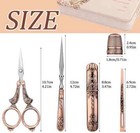 Embroidery Scissors Kit Antique Vintage Sewing Kit Tools For Sewing Needlework