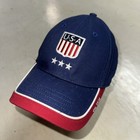 Speedo Team Usa Swim Swimming Hat Adjustable Cap 1928 Olympic Stars Faded Used