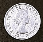 1954 - Canada Silver Dime - Canadian 10 Cent Coin  Very Nice Item