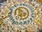 Vintage 20th Century Sailors Valentine Shell Art  mermaid 