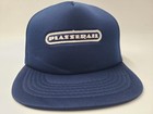 Vintage Plasserail Foam Trucker Snapback Hat Cap Plasser Rail Train Railroad Men