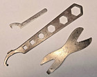 Antique Metal Tool Lot Of 3  Alligator Wrench  Multi-tool  Spanner Wrench