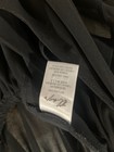 T-bags Los Angeles Black Viscose Chiffon Ruffled Long Sleeve Blouse