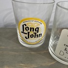 Collectible Scotch Glasses  Ballantine s Vat 69 Usher s Long John Black White