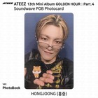 Ateez 13th Mini Album Golden Hour Part 4 Soundwave Pob Photocard Benefit Keyring