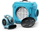 2pcs Blue Alorair Gf600a Air Mover   Hepa 550 Air Scrubber Damage Restoration