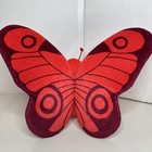 Jellycat Poppy Breezy Butterfly Red Insect Bug 12x10    Plush Collectible Euc