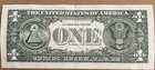  1 Dollar Bill Note 2021 Ink Well Contamination Error Serial Number 