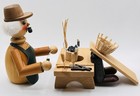Echt Erzgebirge Germany Basket Weaver Incense Smoker 8    Vintage W box