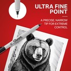 Sharpie Permanent Markers Ultra Fine Point Black 2 Count Fine Tip