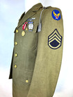 Wwii - Ww2 Era Usaaf Named Grouping Flight Jacket Uniform Dog Tags - Dated