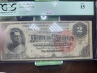 1886  2 Silver Certificate Note--fr 243  hancock  Pcgs Currency Fine 15