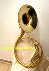 Sousaphone 16  Bell Size Of Pure Brass Metal In Golden  Case Box   Free Shipping