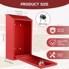 Money Drop Box With Lock And Slot  Money Lock Box With Slot On Top  Metal Don   