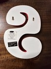 Wooden Letter S Wall Mount Red Finish 9  Tall X 5 75  W
