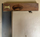Vintage Craftsman Try Square Limited Edition Wood   Brass Collector s Tool 18 