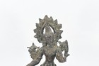 Antique Tibetan Bronze Green Tara Statue - Compassion Bodhisattva - Altar Art 9 