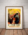 Le Chat Noir  1922  henri Desbarbieux  Art Nouveau Vintage Poster Wall Art Decor