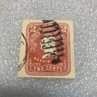 Used cancelled 1901 Rare Us Postage George Washington 1732-1799 Red 2c Stamp 