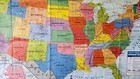Wall Map Of The United States Usa Road Travel Maps City Name Us Poster 40  X 28