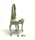 Jill Diane Dollhouse Miniature Vintage Style Table Top Vanity
