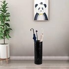  Metal Round Umbrella Stand Rack  Free Standing Umbrella 16 5 h X 6 7  Diameter