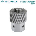Helical Left Hand Rack Gear Pinion For Transmission 1 5m 25 30 Teeth 45 50 55 H