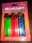 9 Cheap Clear Cigarette Lighters Full Size Disposable Untouched 3 Packs 9 Total