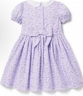 Janie And Jack The Charlotte Floral Smocked Dress Baby Size 6-12 Months New  80