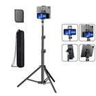 Heavy Duty 7-11in Tablet Floor Tripod Stand Adjustable 47 2  For Iphone Ipad Pro