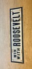 License Plate Topper Win With Roosevelt Fdr Great Depression Political