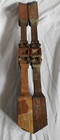 Lot Of 2 Carved Antique Victorian Oak Balusters Posts