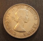 1958 Canada Silver Dollar - British Columbia Commemorative - Totem Pole - p4538 