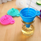 3pcs Collapsible Silicone Funnels For Kitchen Wide Mouth Bottles