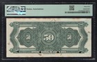Pick  177s Nd  1919-32  50 Colones Banco Intl  Costa Rica    specimen    Pmg Unc-64