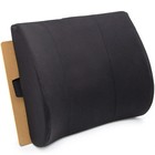 Lumbar Support Pillow For Chair - Back Pain Relief  Washable Cover  Firm Foam  1