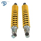 Fit For 1987-2006 Yamaha Banshee 350 Yfz350 Springs Yellow 2x Front Shocks