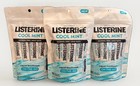 3 Pack  Listerine Cool Mint Alcohol Free Liquid Mouthwash On-the-go Packets 15ct