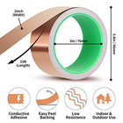 Copper Foil Tape With Conductive Adhesive For Guitar   Emi Shielding  2 X 33 