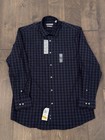 Nwt Geoffrey Beene Mens Button Down Slim Fit Stretch Check 16-16 5 32 33 L Shirt