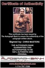 Chris Masters Authentic Signed Wwe Wrestling 8x10 Photo W cert Autographed  15
