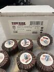Box Of 10 Superior 10173 Flap Wheel Mandrel 1-1 2  X 1  X 1 4 -20  P60 Ao