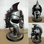 Gladiator Maximus Medieval Armor Helmet Knight Spartan Helmet Larp Handmade Item