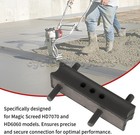 2pcs For Magic Screed Concrete Vibratory Wet Screed Vibro Mount Hd6060 Hd7070 Us