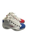 Vintage 2000s Reebok Question Mid Allen Iverson Basketball Red   Blue Shoes