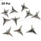 200pc Tire Puncture Spike Heavy Portable Duty Carbon Steel Triangle Road Spikes   