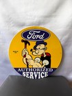 Vintage Ford Authorized Service  Popeye Hammer Heavy Metal Sign - 19 7   50cm 